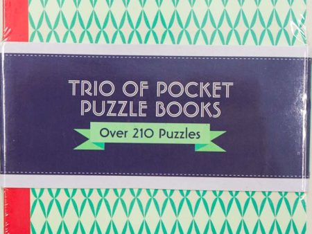 Trio Of Pocket Puzzle Books on Sale