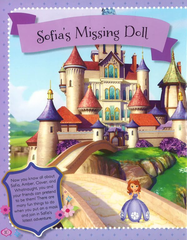 Disney Junior Sofia The First: Let s Play Pop-Out Mask Book For Sale